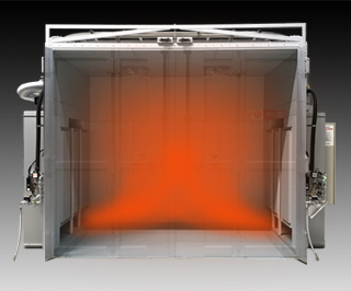爐內(nèi)加熱方式　間接加熱　熱風乾燥