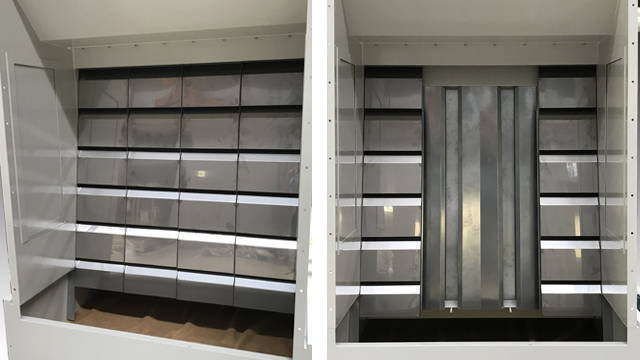 過噴，捕捉系統(tǒng)，橫向?qū)Я靼澹ㄗ螅v向?qū)Я靼澹ㄓ遥? title=