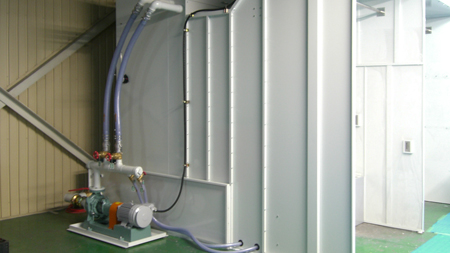 油簾柜      側面  （開口和照明是可選項目）